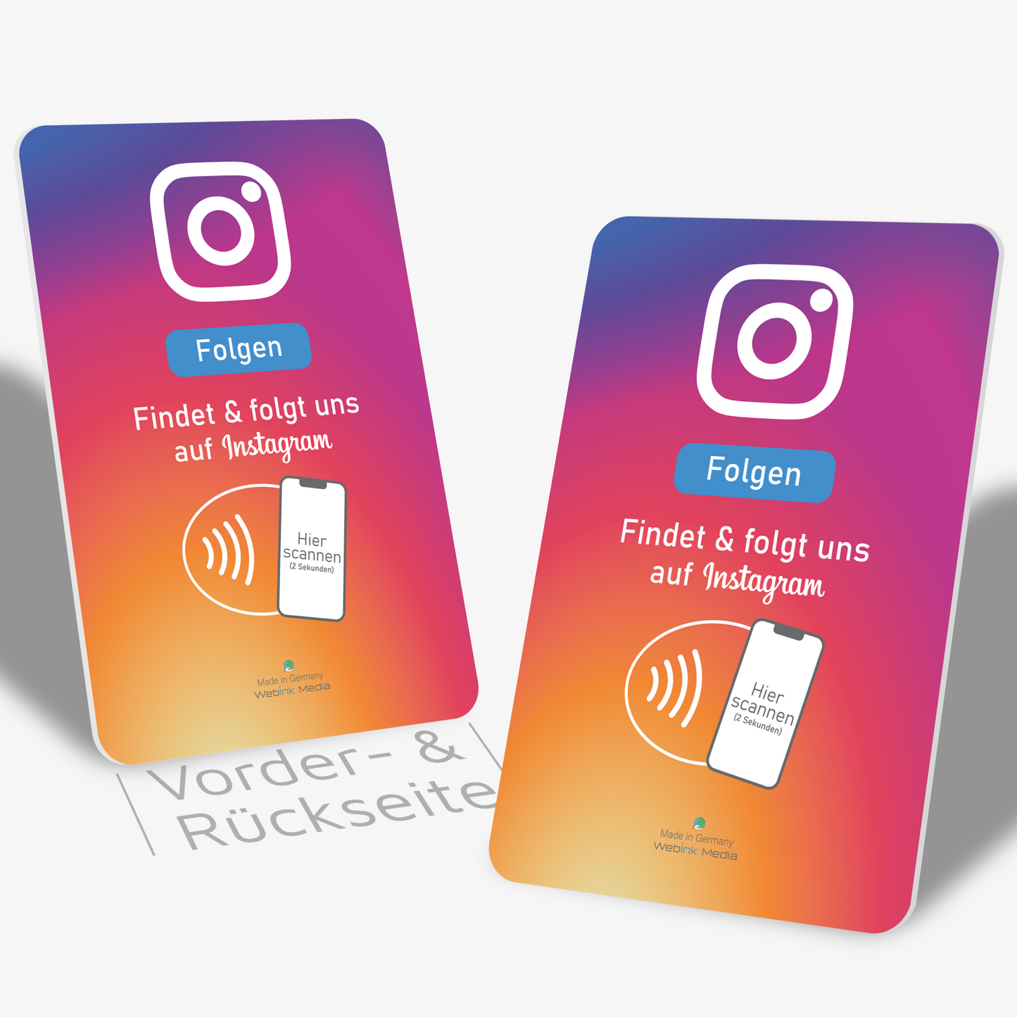 NFC InstaConnect Karte aus umweltschonendem Hartmaterial